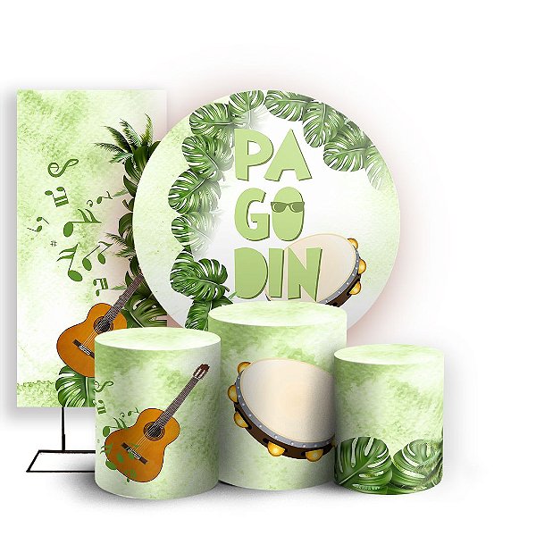 KIT Redondo Trio e Faixa - Pagodin - Sublimado 3D