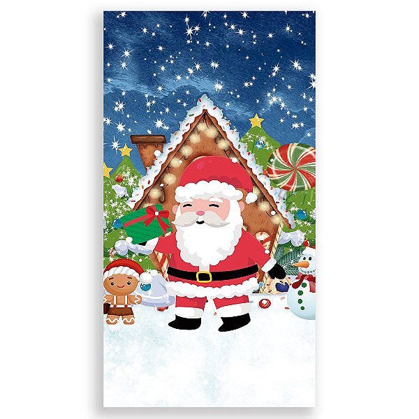 Faixa Lateral - Natal Ano Novo - Sublimado 3D