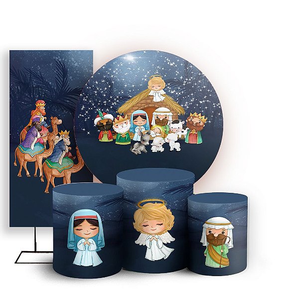 KIT Redondo Trio e Faixa - Ano Novo - Sublimado 3D