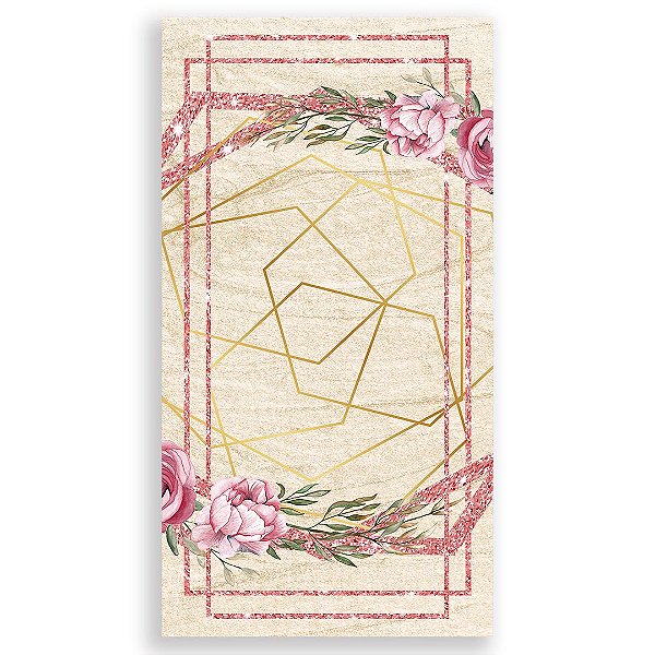 Faixa Lateral - Arabesco Floral - Sublimado 3D