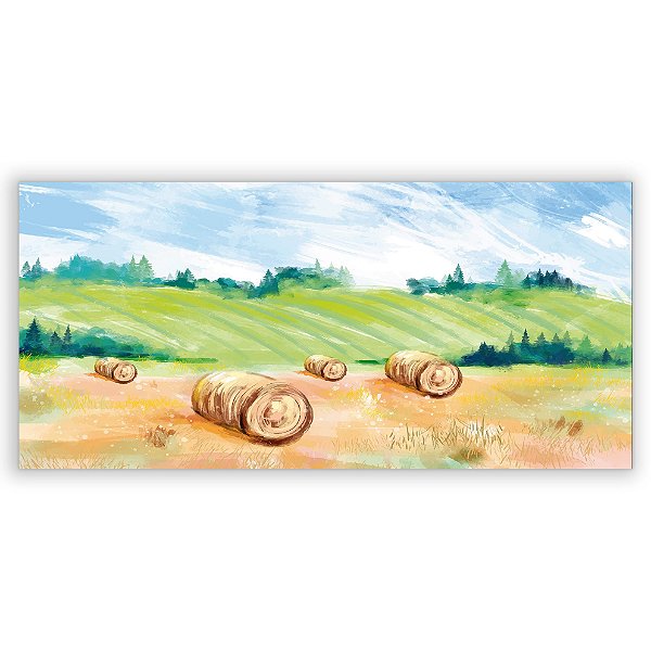 Painel Retangular - Fazenda Aquarela - Sublimado 3D