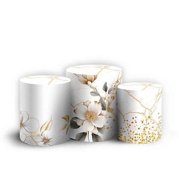 Trio Cilindro - Religioso - Sublimado 3D + Elástico