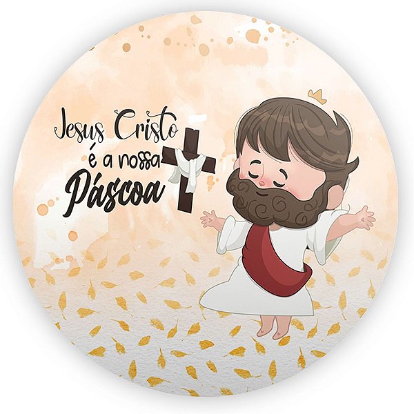 Mini Painel - Jesus Pascoa - Sublimado 3D