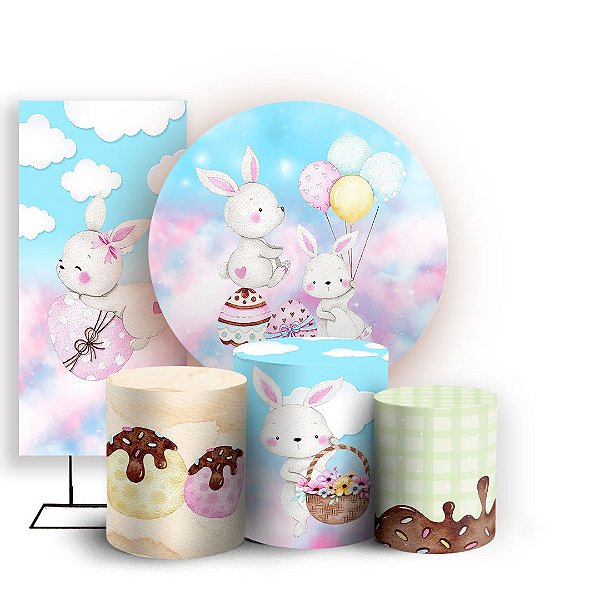 KIT Redondo Trio e Faixa - ascoa - Sublimado 3D