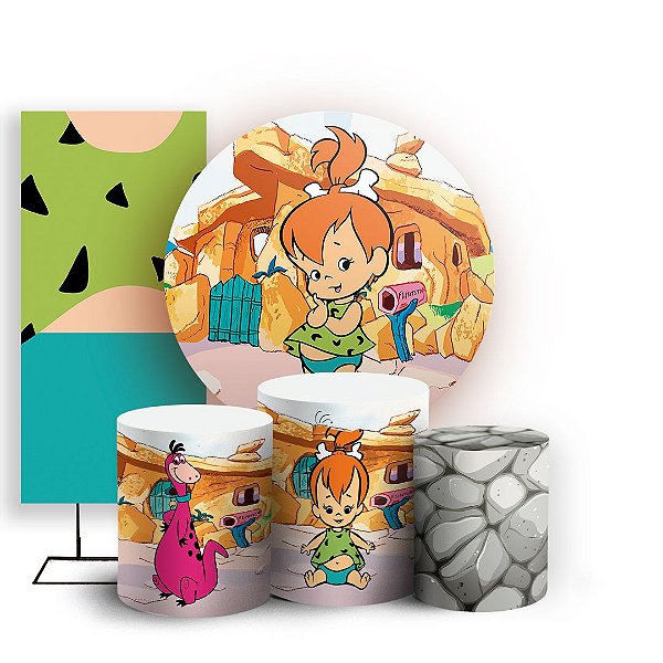 KIT Redondo Trio e Faixa - Pedrita - Sublimado 3D