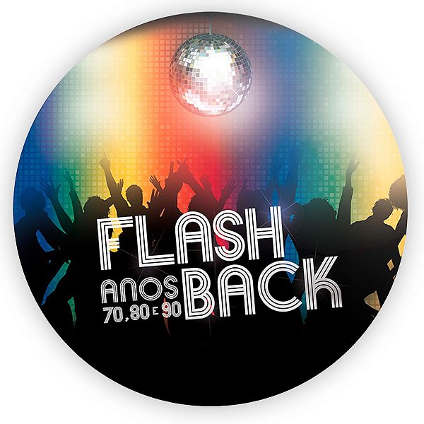 Painel Redondo - Flashback - Sublimado 3D