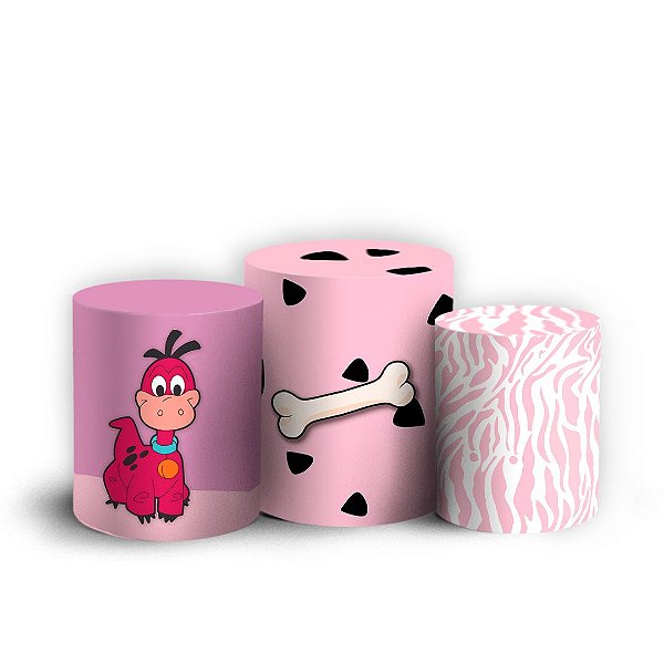 Trio Cilindro - Pedrita - Sublimado 3D + Elástico