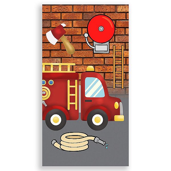 Faixa Lateral - Bombeiro Baby - Sublimado 3D