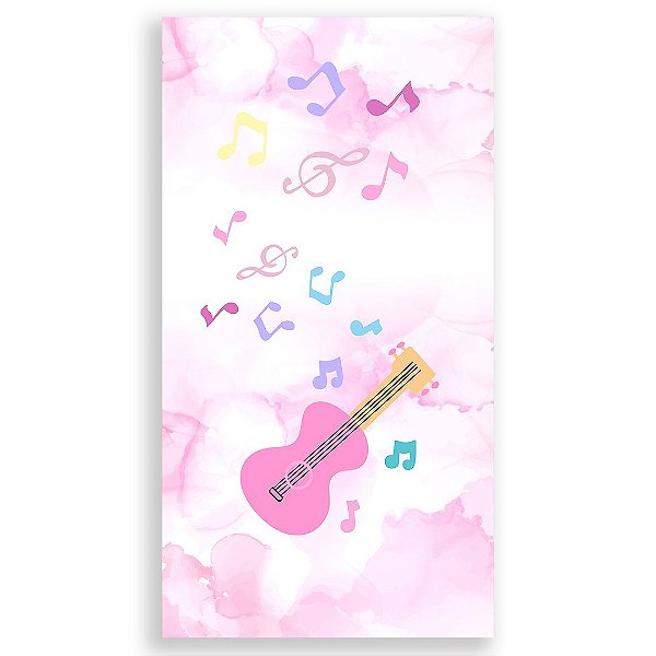 Faixa Lateral - Nota Musical - Sublimado 3D