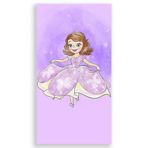 Faixa Lateral - Princesa Sofia - Sublimado 3D