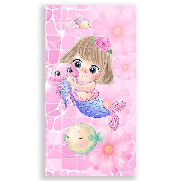 Faixa Lateral - Sereia - Sublimado 3D