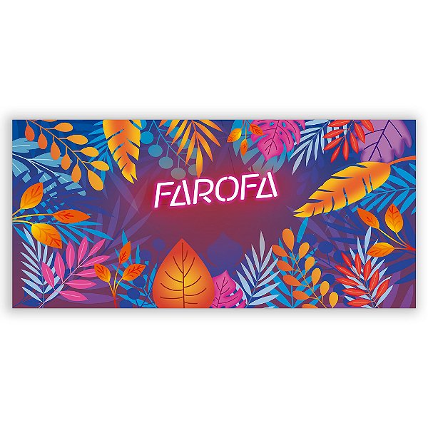 Painel Retangular - Farofa - Sublimado 3D