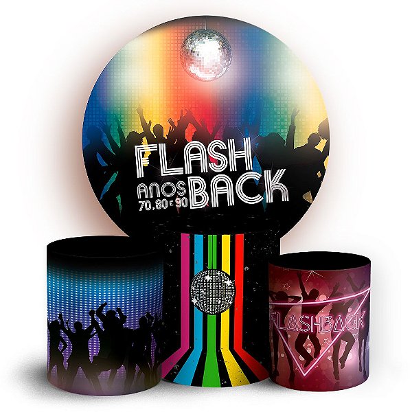 KIT Redondo e Trio - Flashback - Sublimado 3D