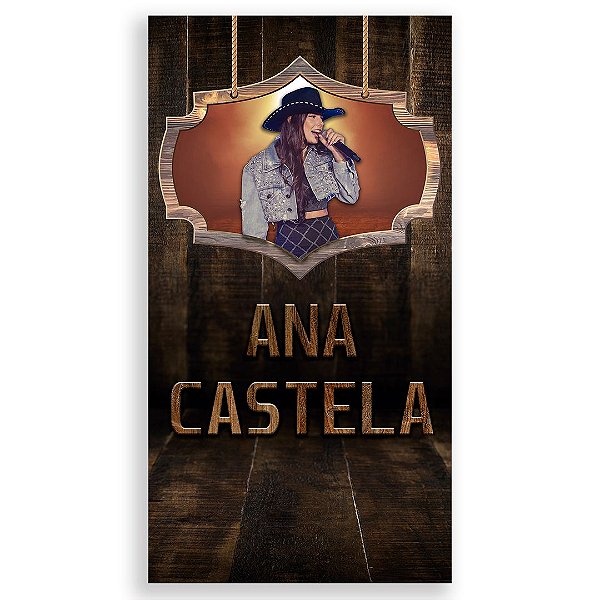 Faixa Lateral - Ana Castela - Sublimado 3D