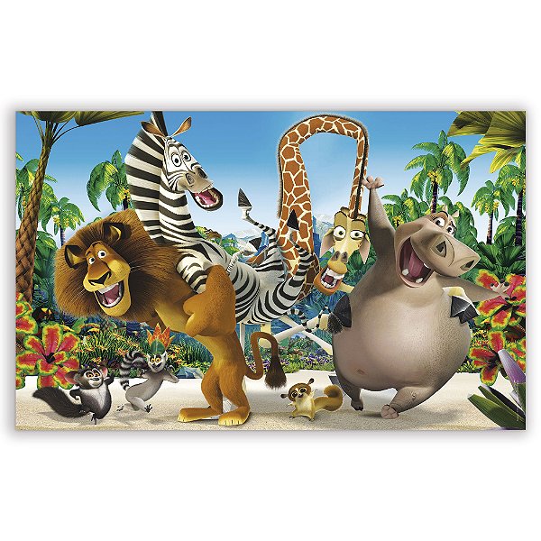 Painel Retangular - Madagascar - Sublimado 3D
