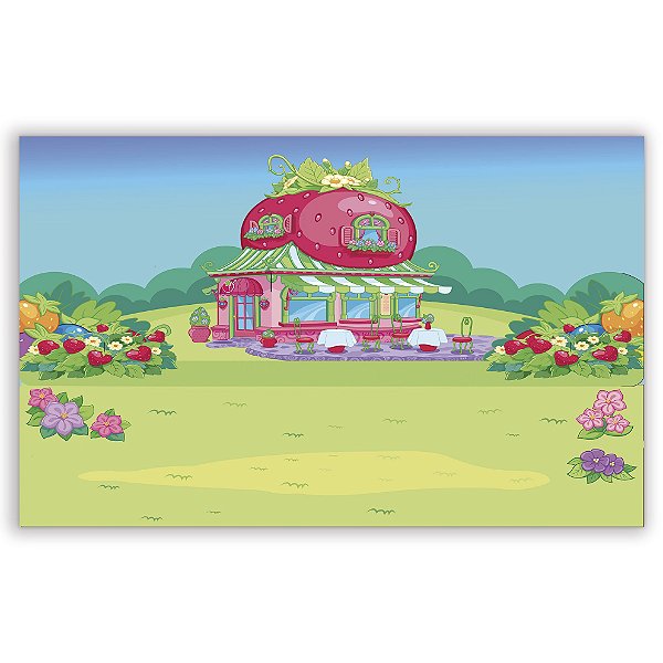 Painel Retangular - Moranguinho - Sublimado 3D