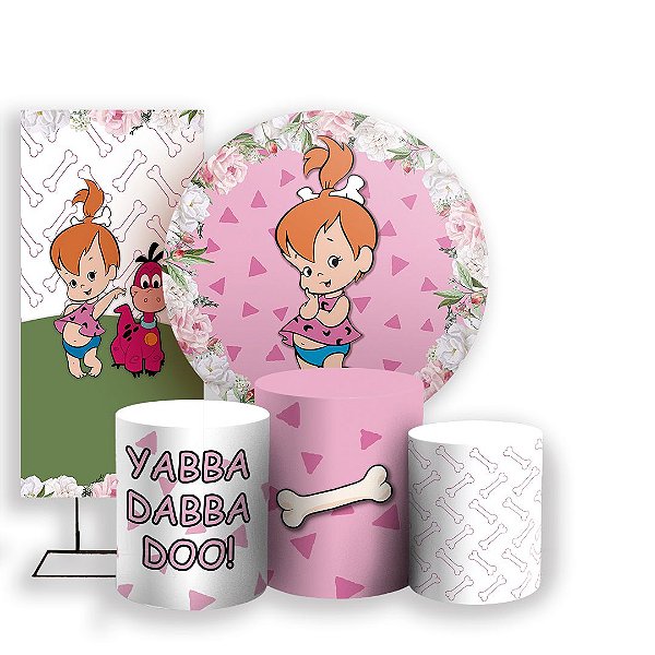 KIT Redondo Trio e Faixa - Pedrita - Sublimado 3D