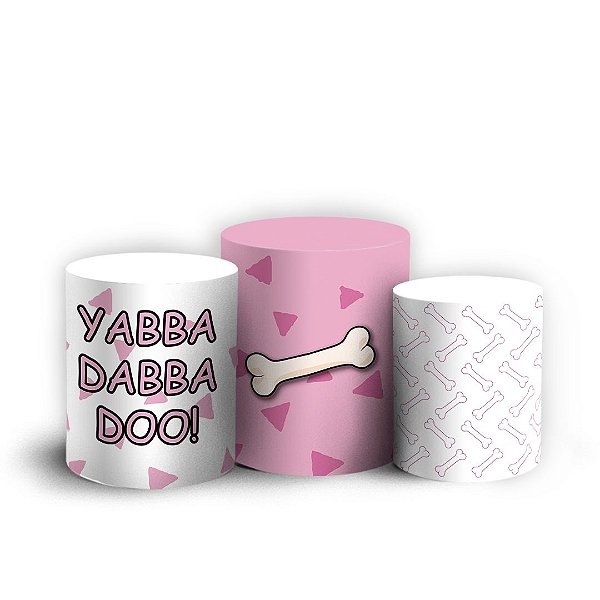 Trio Cilindro - Pedrita - Sublimado 3D + Elástico