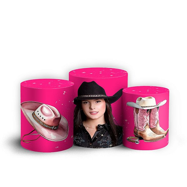 Trio Cilindro - Ana Castela - Sublimado 3D + Elástico