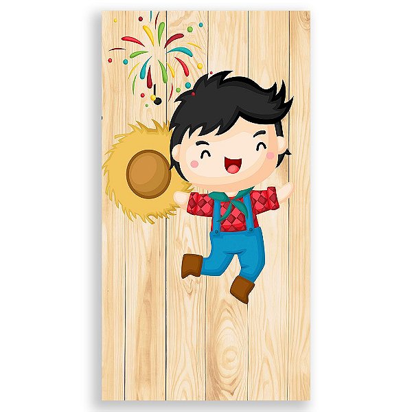 Faixa Lateral - Festa Junina - Sublimado 3D