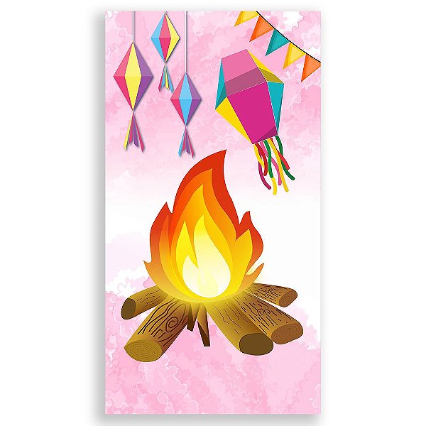 Faixa Lateral - Festa Junina - Sublimado 3D