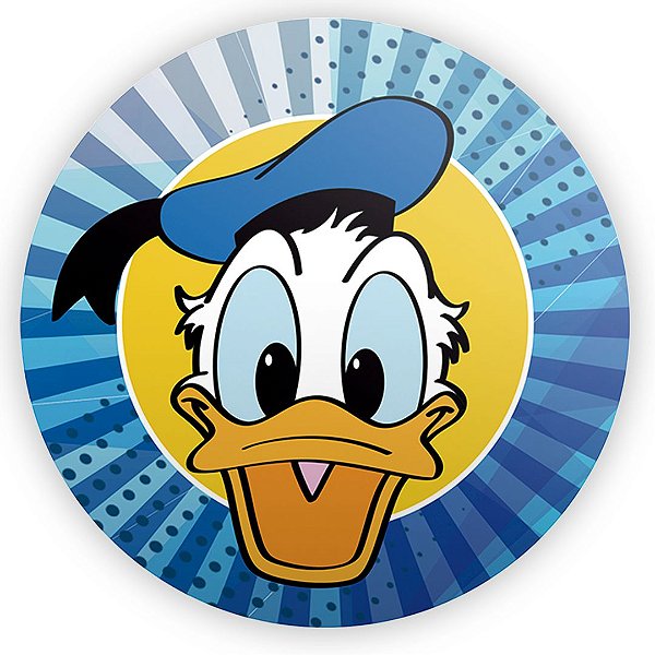 Painel Redondo - Pato Donald - Sublimado 3D