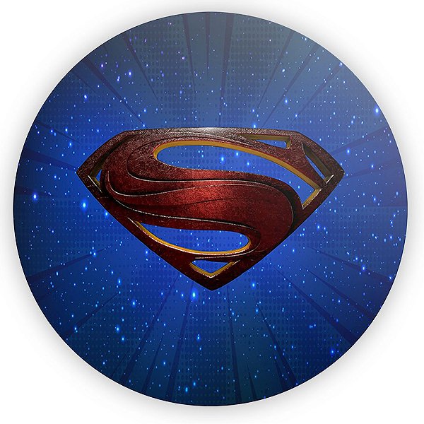 Painel Redondo - Super Man - Sublimado 3D