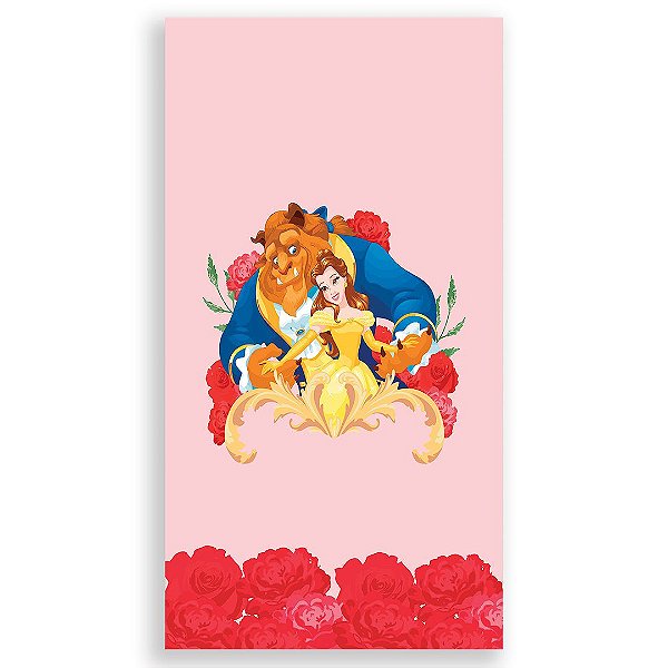 Faixa Lateral - Bela e a Fera - Sublimado 3D