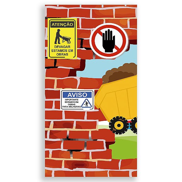 Faixa Lateral - Construcao - Sublimado 3D