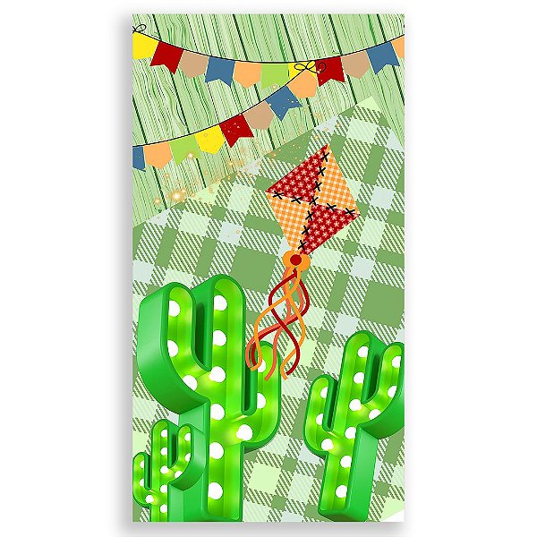 Faixa Lateral - Festa Junina - Sublimado 3D