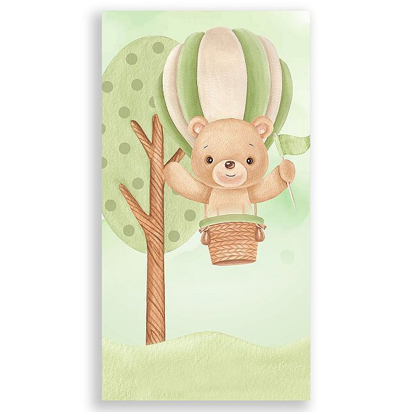 Faixa Lateral - Urso Verde - Sublimado 3D