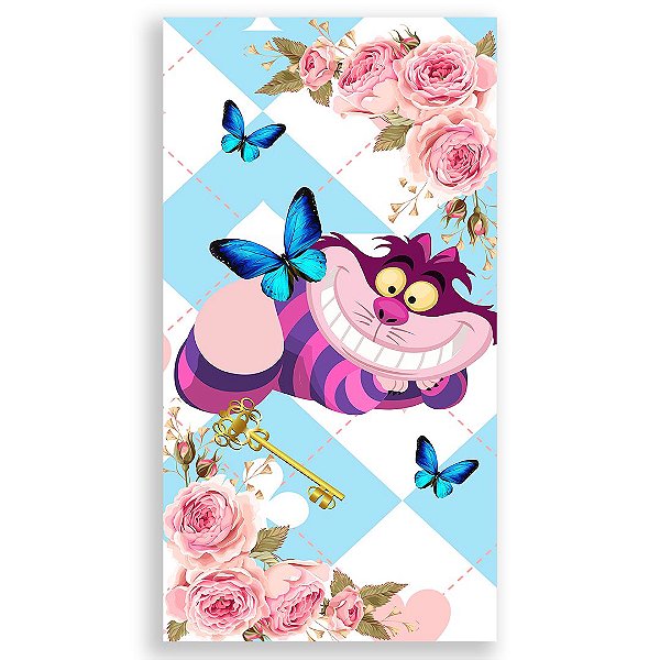 Faixa Lateral - Alice Pais Das Maravilhas Baby - Sublimado 3D