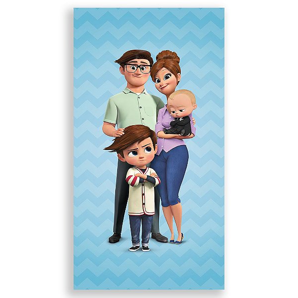 Faixa Lateral - Poderoso Chefinho - Sublimado 3D