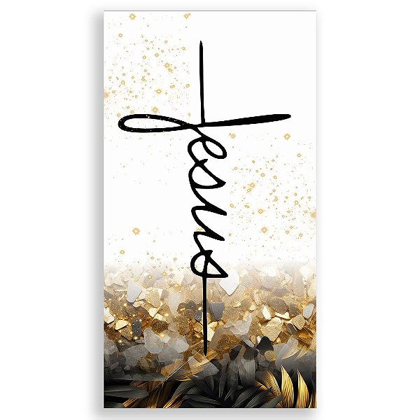 Faixa Lateral - Jesus Leao De Juda - Sublimado 3D