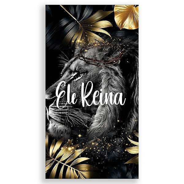 Faixa Lateral - Jesus Leao De Juda - Sublimado 3D