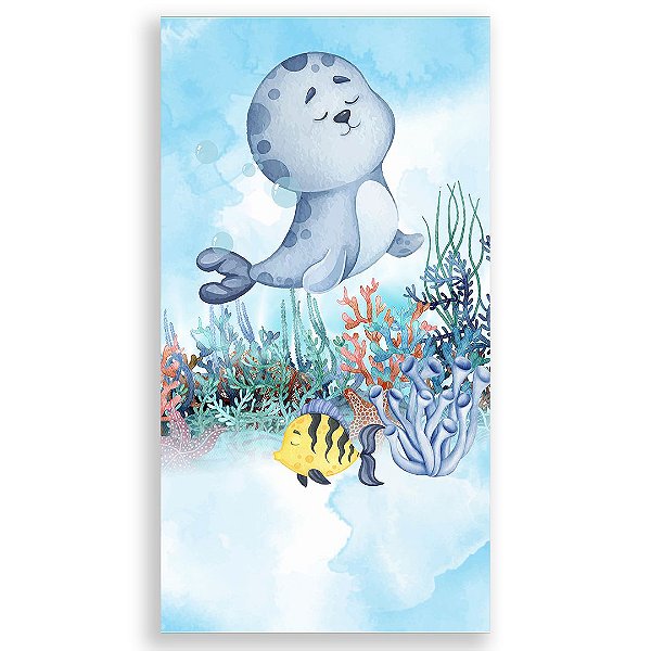 Faixa Lateral - Fundo Do Mar - Sublimado 3D