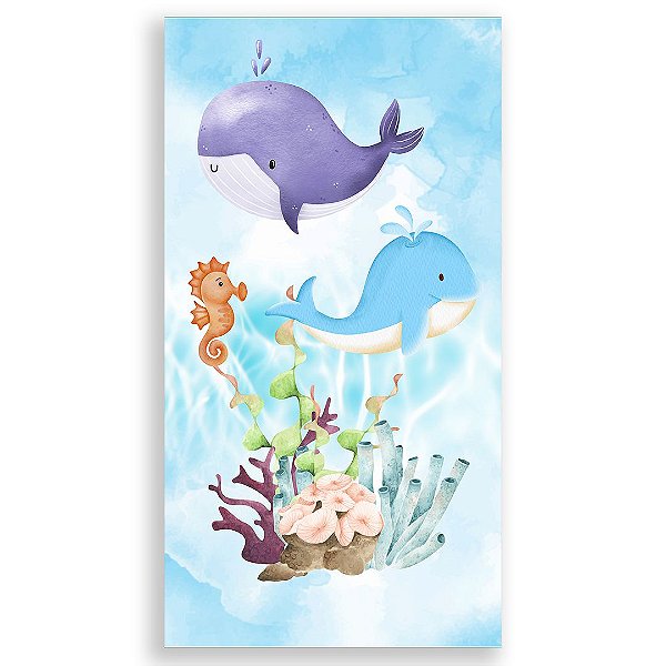 Faixa Lateral - Fundo Do Mar - Sublimado 3D