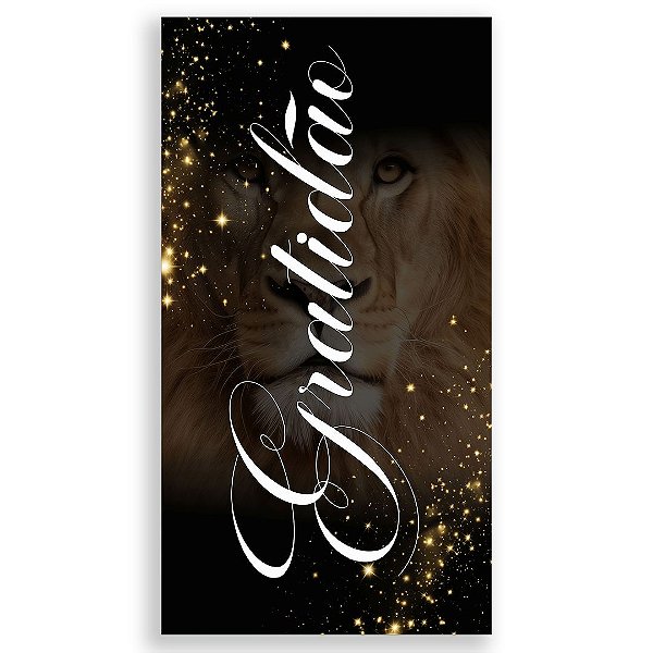 Faixa Lateral - Jesus Leao De Juda - Sublimado 3D