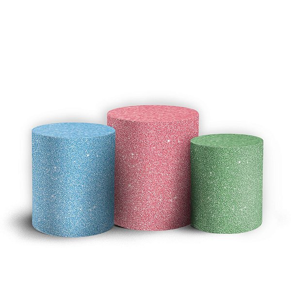 Trio Cilindro - As Meninas Super Poderosas - Sublimado 3D + Elástico