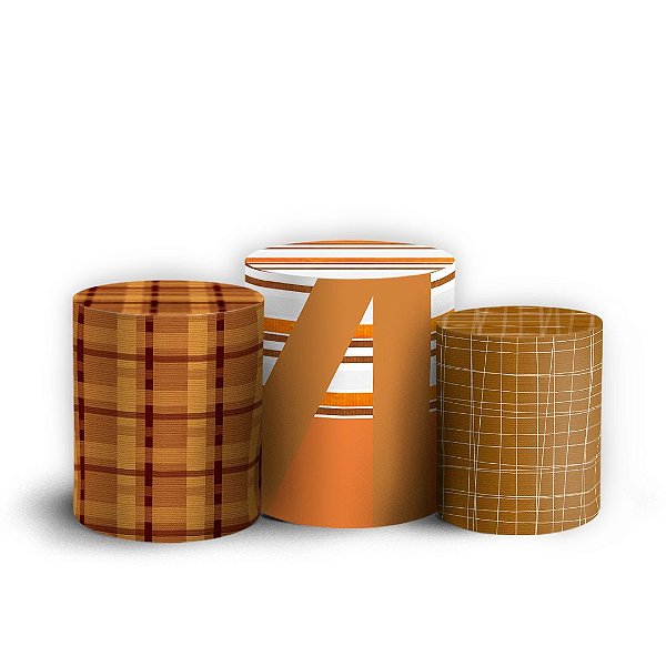 Trio Cilindro - Chaves Baby - Sublimado 3D + Elástico