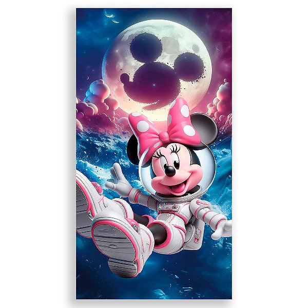 Faixa Lateral - Mickey Astronauta - Sublimado 3D