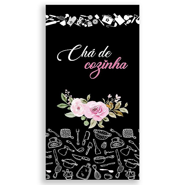 Faixa Lateral - Cha de Cozinha - Sublimado 3D