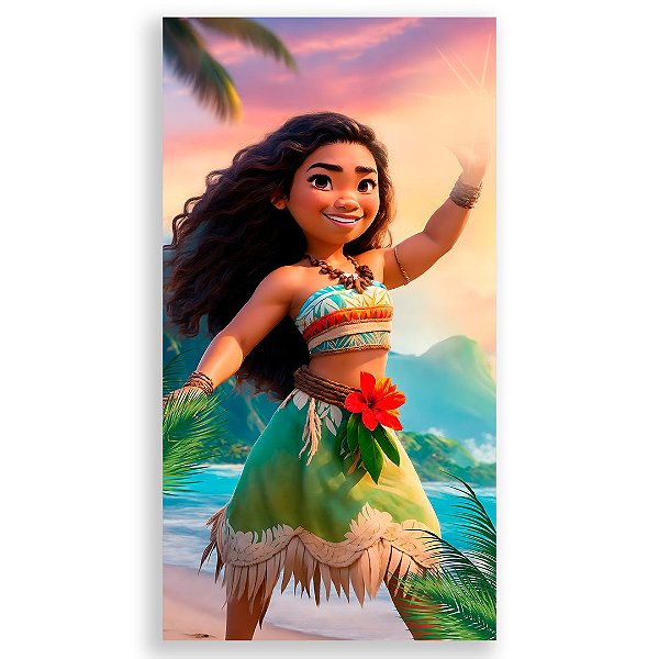 Faixa Lateral - Moana - Sublimado 3D