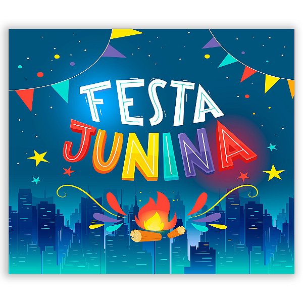 Painel Retangular - Festa Junina - Sublimado 3D