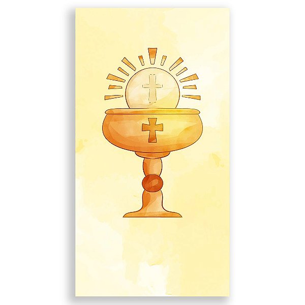 Faixa Lateral - Primeira Comunhao - Sublimado 3D