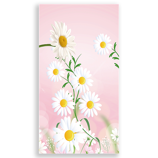 Faixa Lateral - Flor Margarida - Sublimado 3D