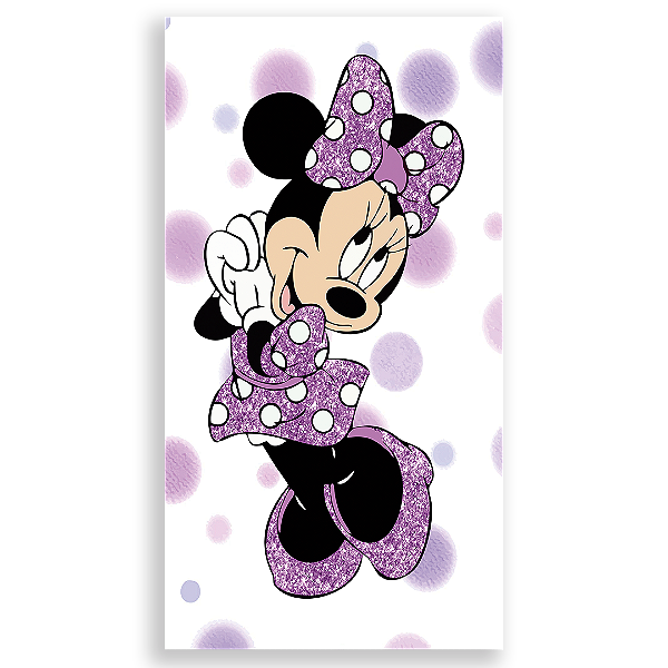 Faixa Lateral - Minnie Lilas - Sublimado 3D