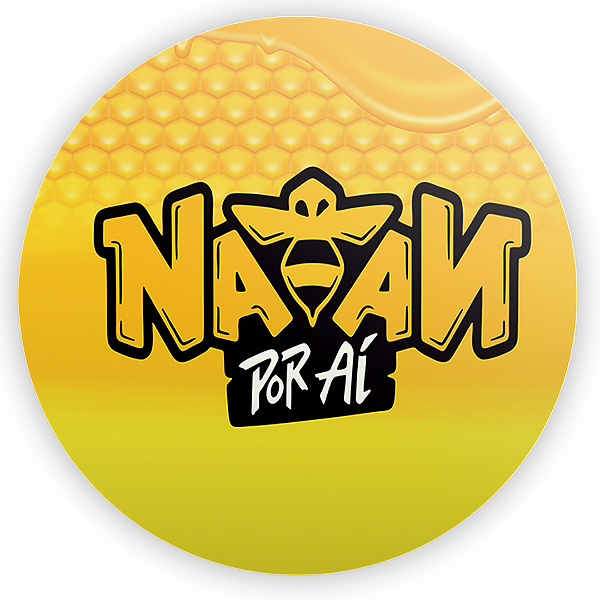 Painel Redondo - Nathan Por Ai - Sublimado 3D