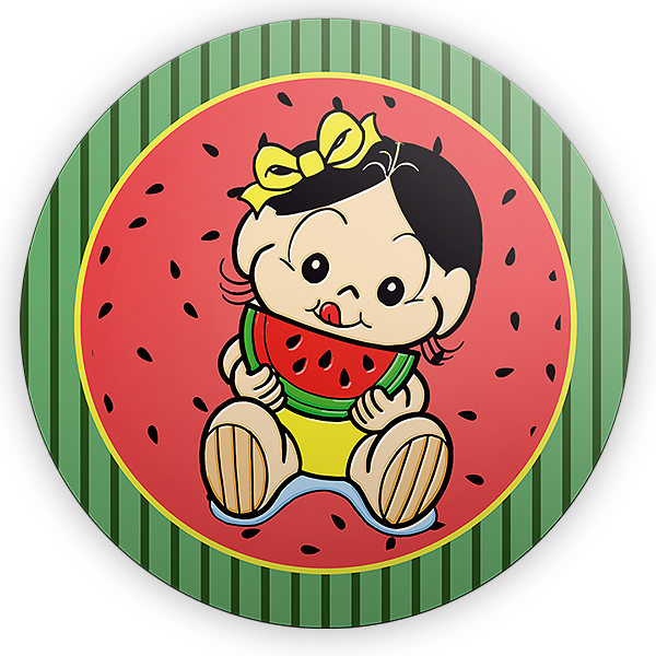 Painel Redondo - Magali Cute - Sublimado 3D