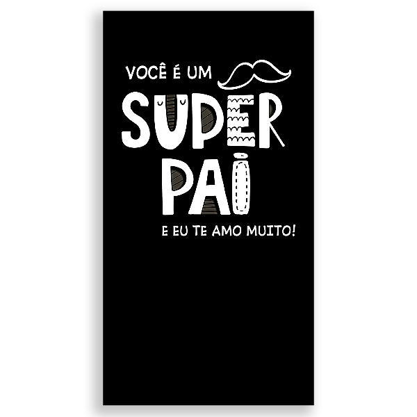 Faixa Lateral - Dia dos Pais - Sublimado 3D